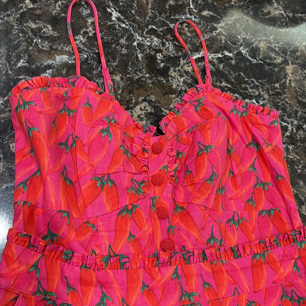 FARM Rio Vibrant Pink Jumpsuit - Picture 2 of 8
